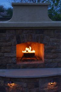 Outdoor Fireplace Design