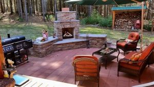 #outdoorfireplace, #backyardflare, #outdoorfireplacedesign