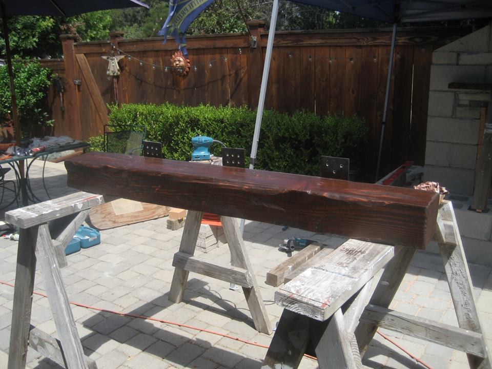 Hanging a Fireplace Mantel Your DIY Outdoor Fireplace Headquarters