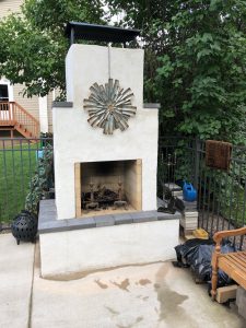 diy outdoor fireplace kits phoenix backyard masonry firebrick metal art firebrick